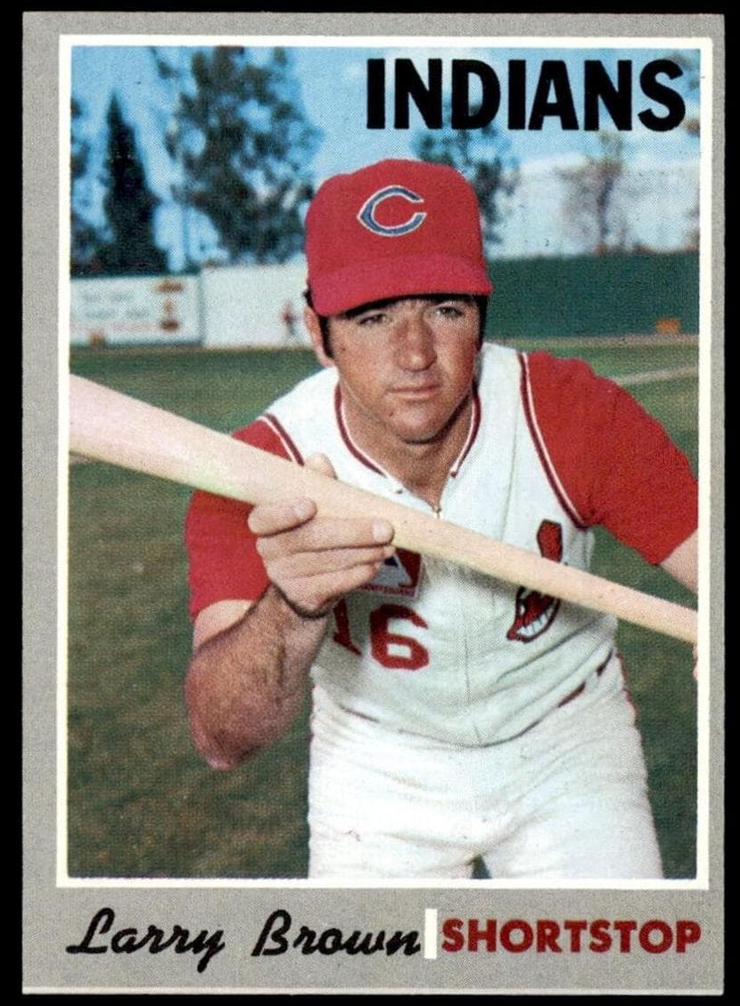 Larry Brown 1970 topps Topps