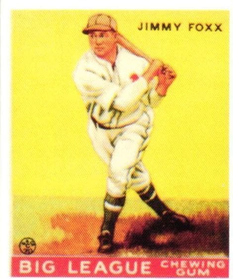 Jimmy Foxx 1933 unknown Goudey