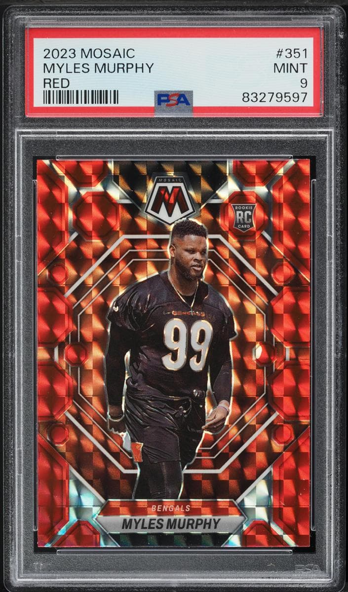 Myles Murphy trading card