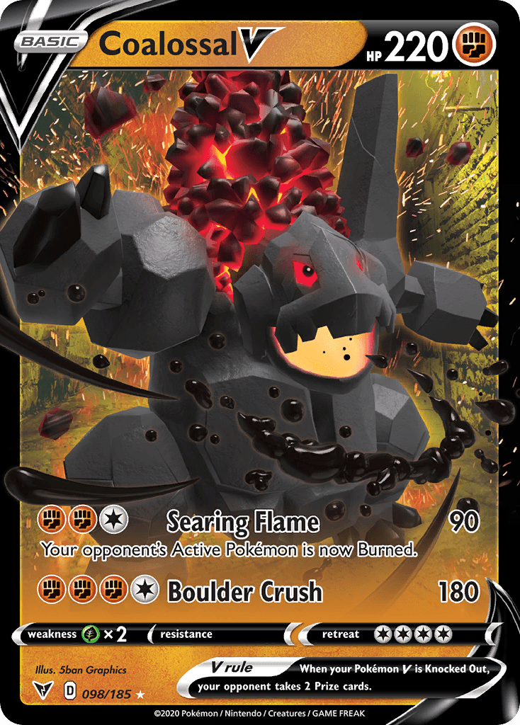 Coalossal V 2020 Pokemon