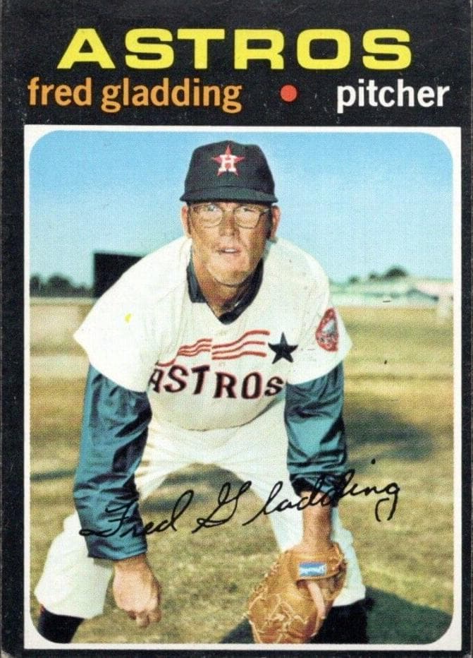 Fred Gladding 1971 topps Topps