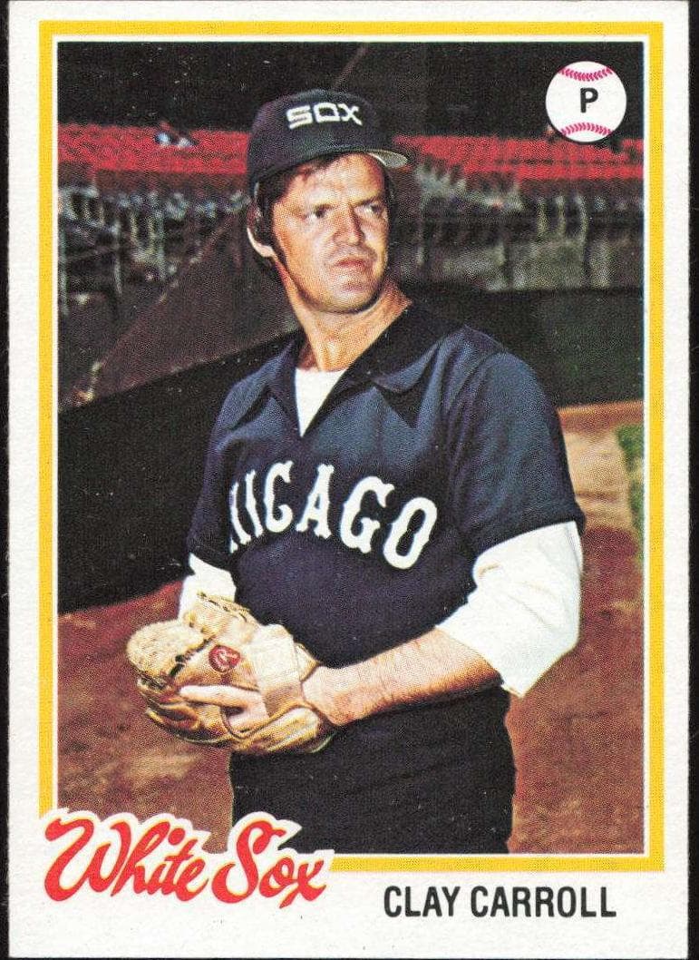 Clay Carroll 1978 topps Topps