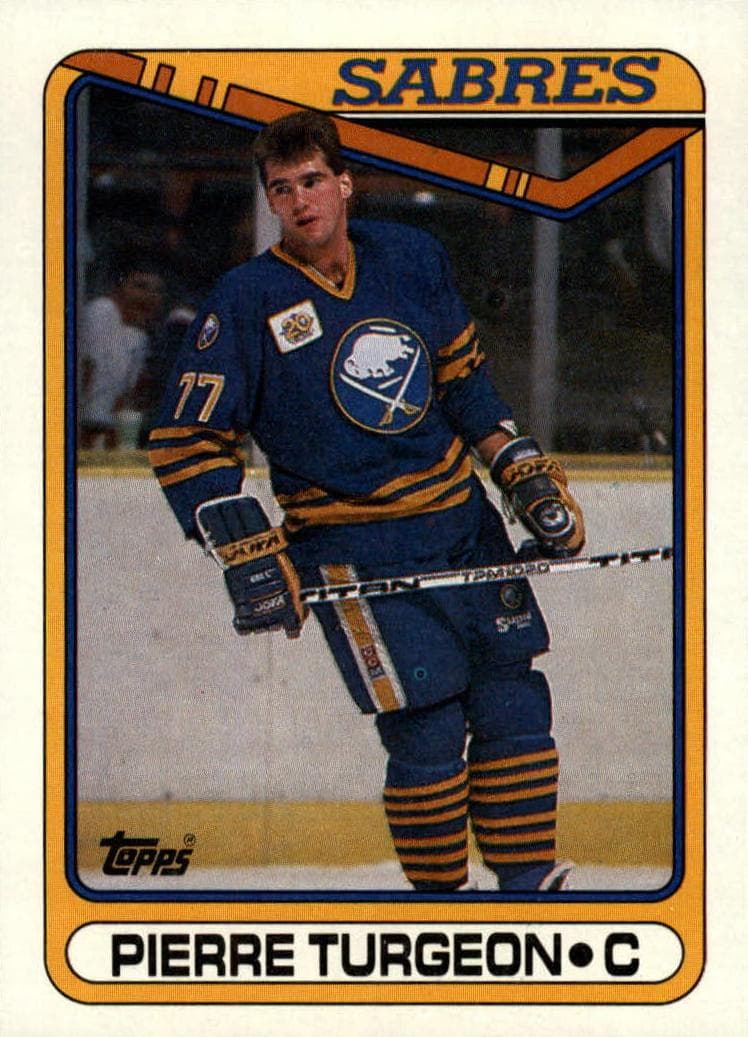 Pierre Turgeon 1990 topps Topps