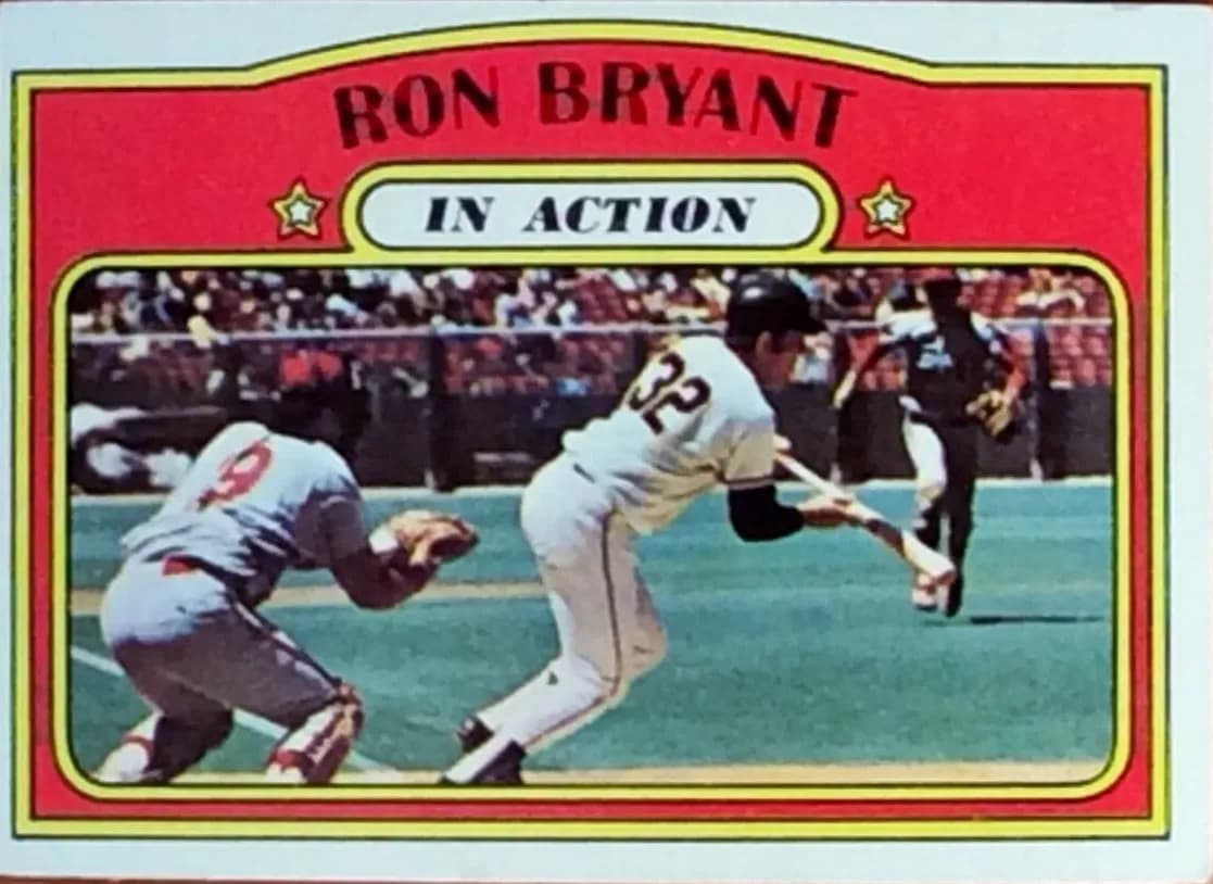 Ron Bryant 1972 topps Topps