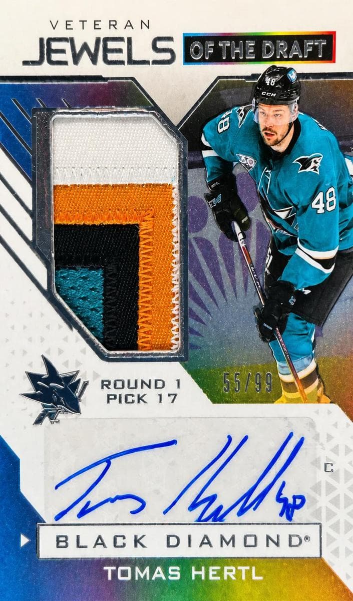 Tomas Hertl 2021 upper-deck Upper Deck Black Diamond