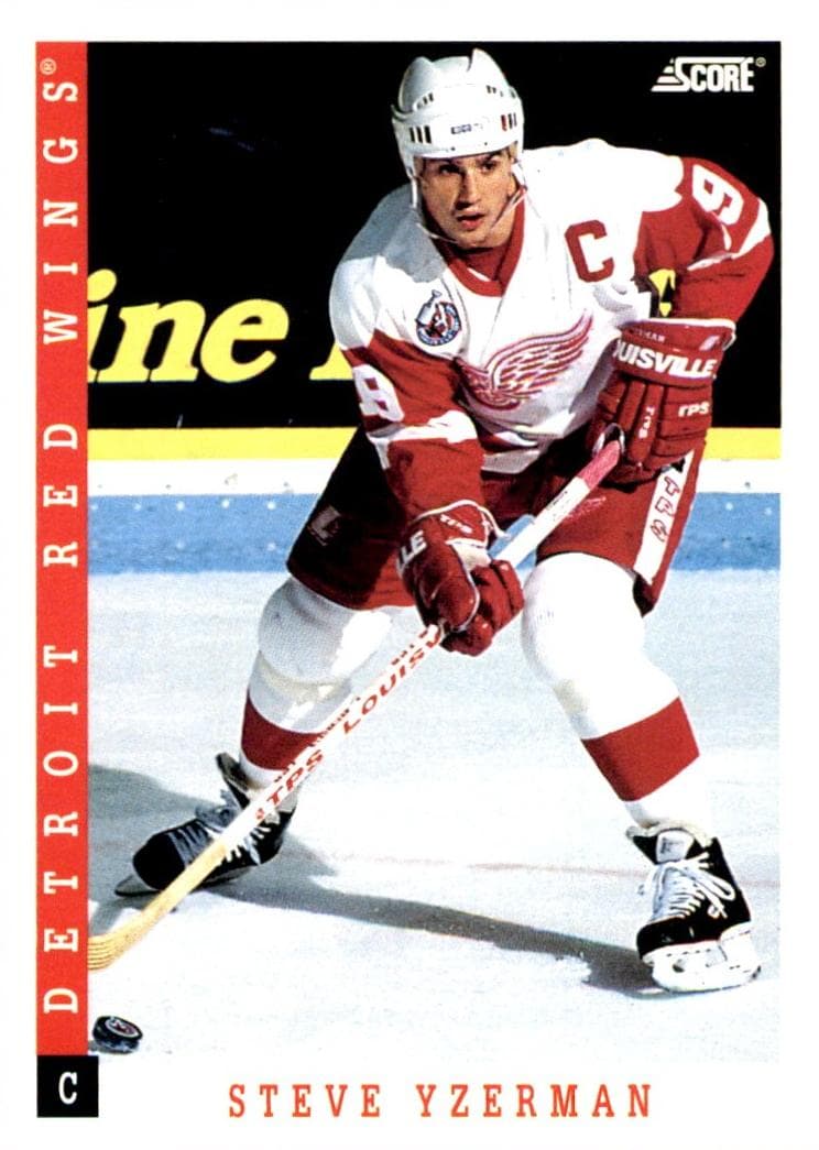 Steve Yzerman 1993 panini