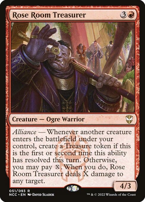 Rose Room Treasurer 2022 Magic: The Gathering New Capenna Commander