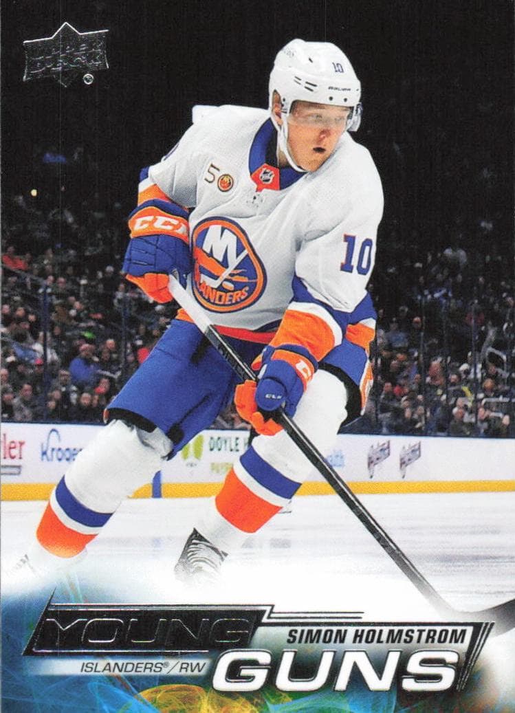 Simon Holmstrom trading card