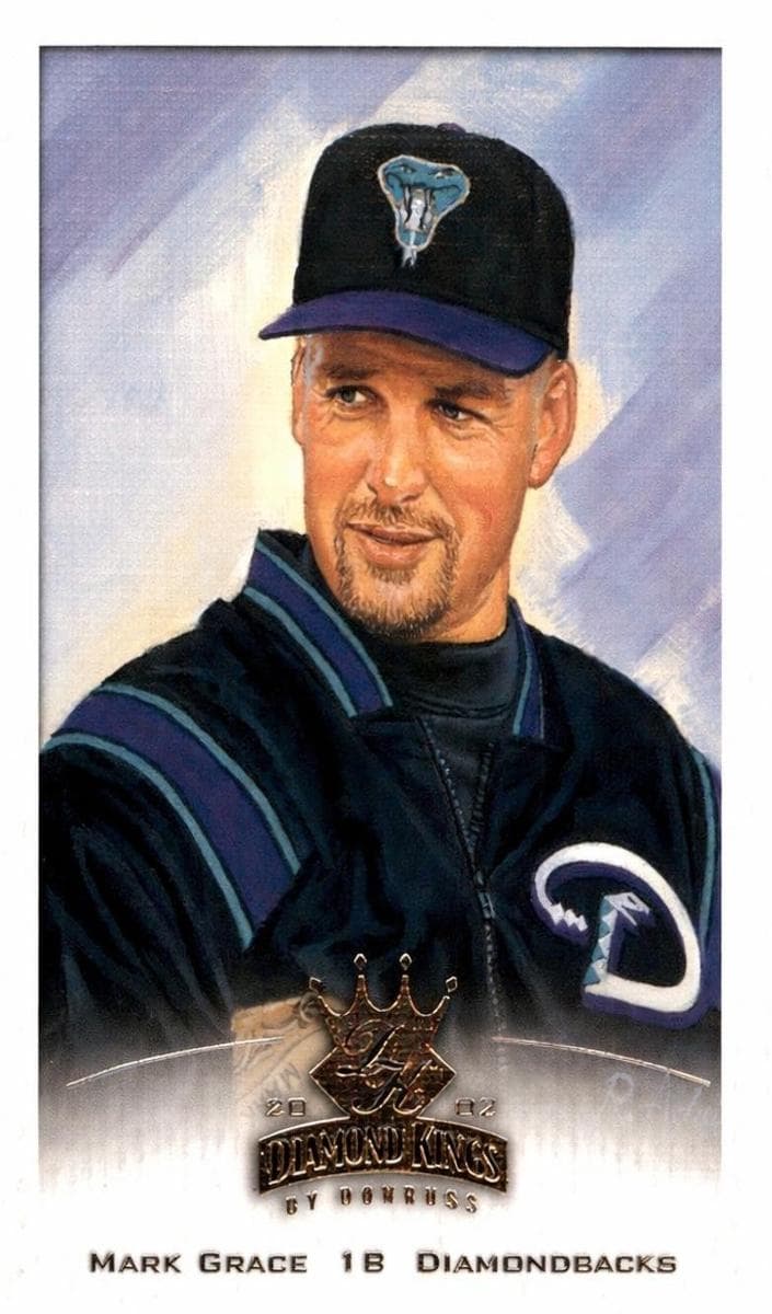 Mark Grace 2002 panini Donruss Diamond Kings