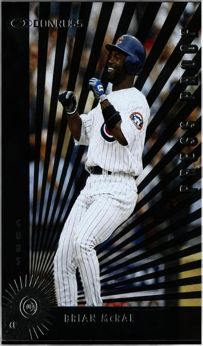 Brian McRae 1997 panini Donruss