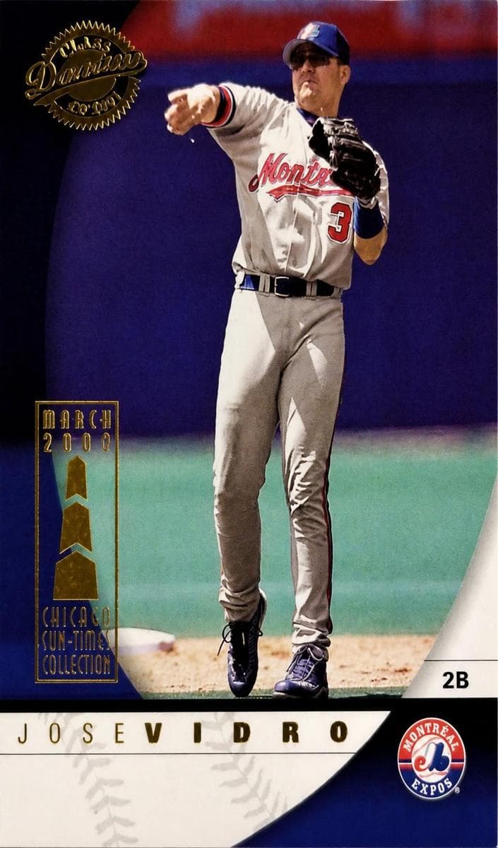 Jose Vidro 2001 panini Class Of 2001