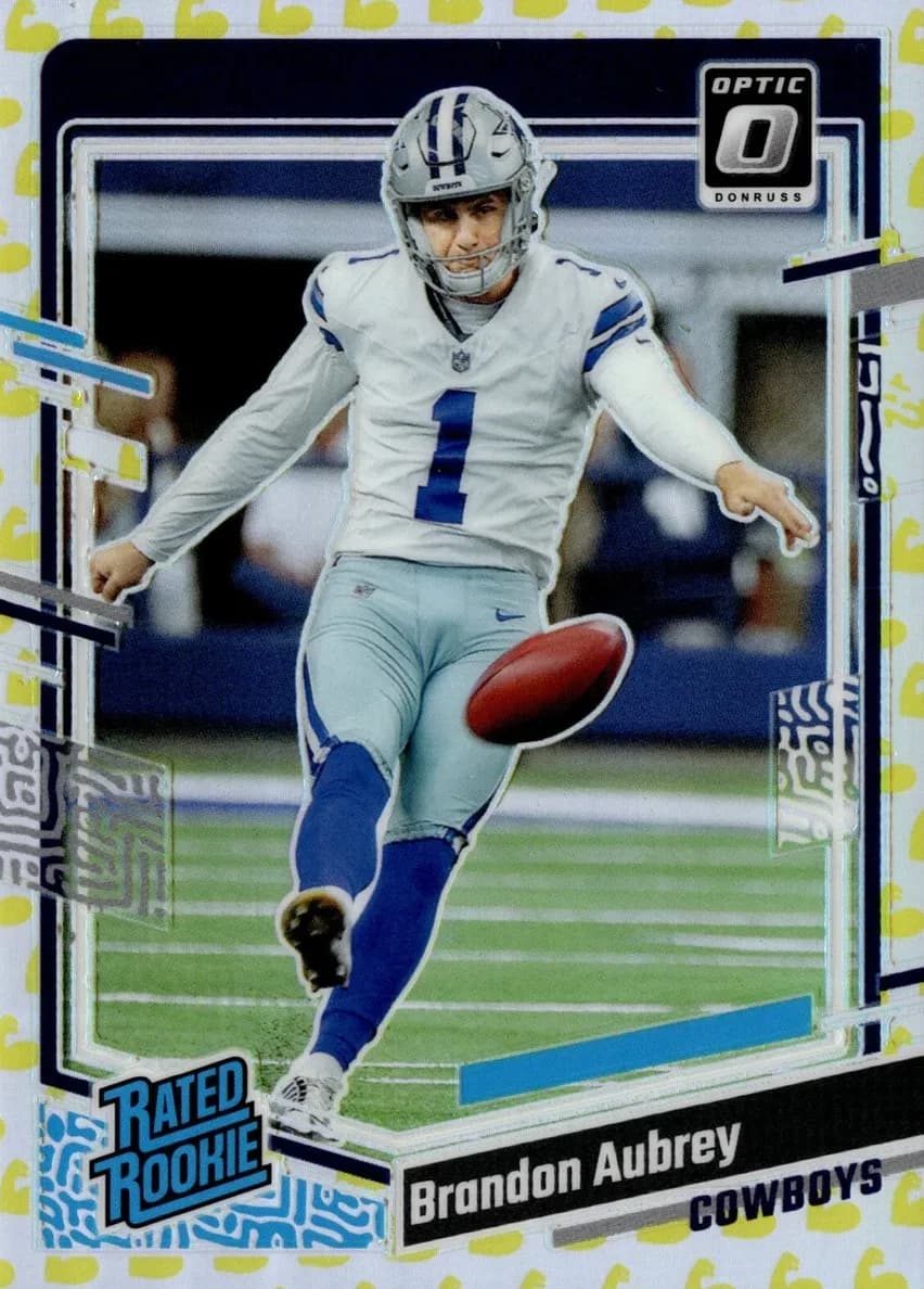 Brandon Aubrey 2023 panini Panini Donruss Optic