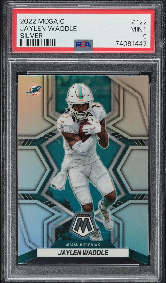 Jaylen Waddle 2022 panini Panini Mosaic