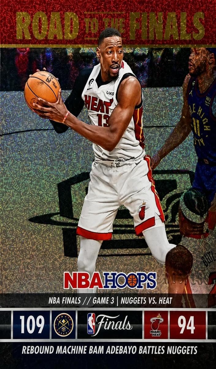 Bam Adebayo 2023 panini Hoops