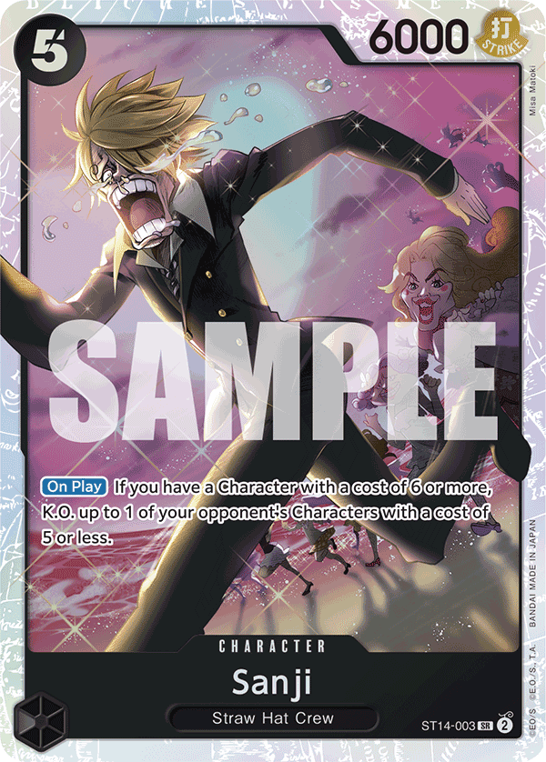 Sanji 2025 One Piece Starter Deck 14: 3D2Y