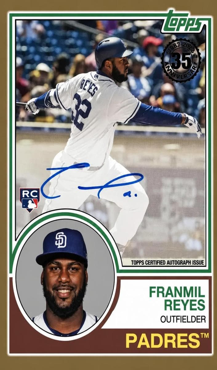 Franmil Reyes trading card