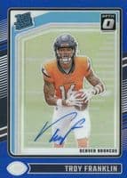 Troy Franklin 2024 panini Donruss Optic