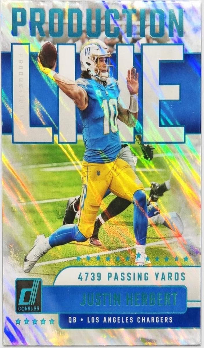 Justin Herbert 2023 panini Panini Donruss