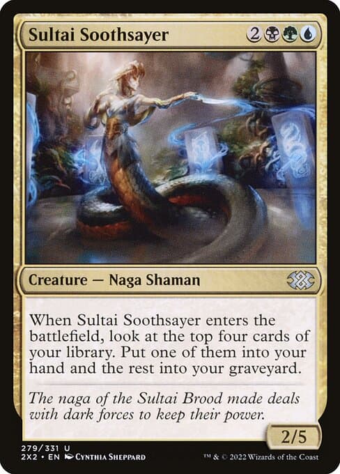 Sultai Soothsayer 2022 Magic: The Gathering Double Masters 2022