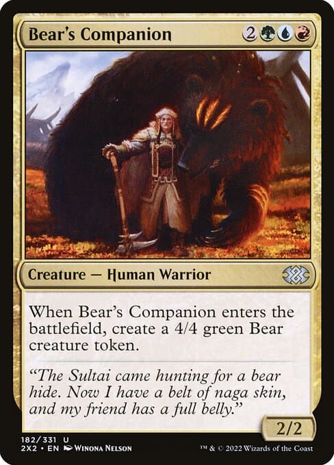 Bear's Companion 2022 Magic: The Gathering Double Masters 2022