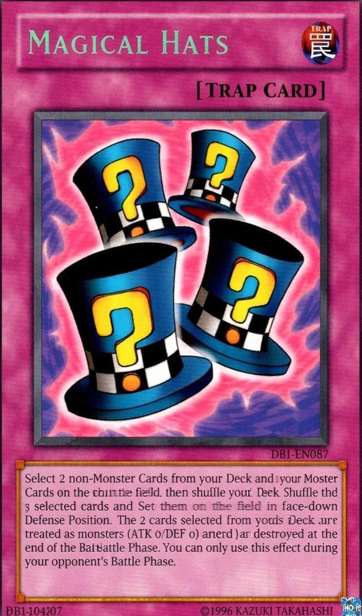 Magical Hats 2004 Yu-Gi-Oh! Dark Beginning 1 Misprint