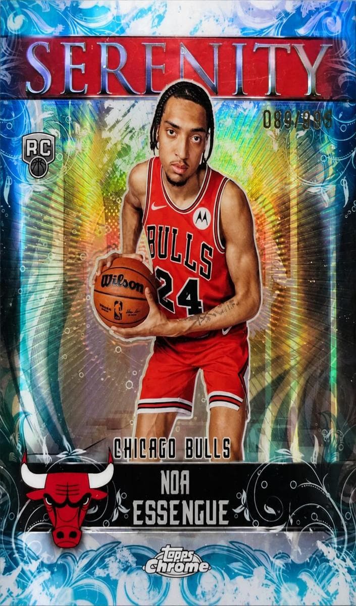 Noa Essengue 2025 topps Topps Chrome