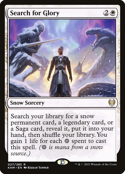 Search for Glory 2021 Magic: The Gathering Kaldheim Extended Art