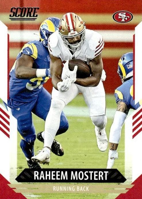 Raheem Mostert 2021 panini Score