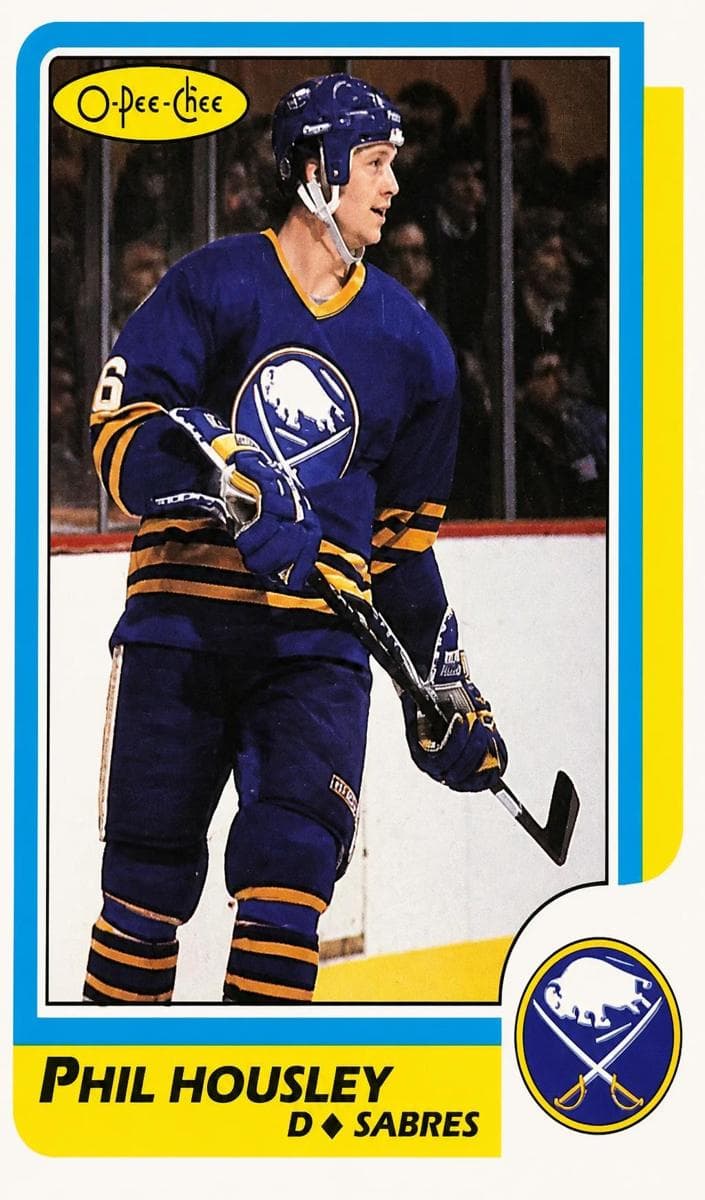 Phil Housley 1986 topps O-Pee-Chee
