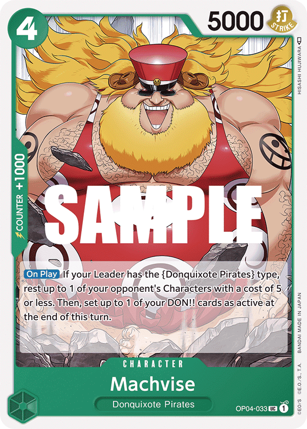 Machvise 2023 One Piece Japanese Kingdoms of Intrigue