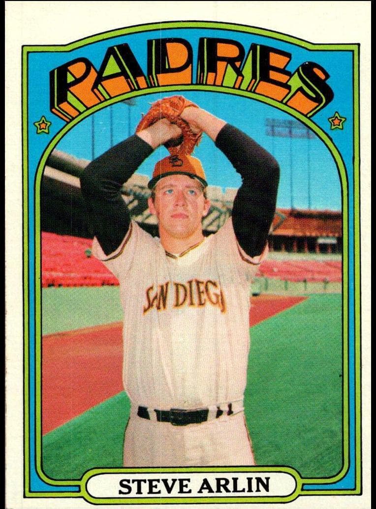 Steve Arlin 1972 topps Topps