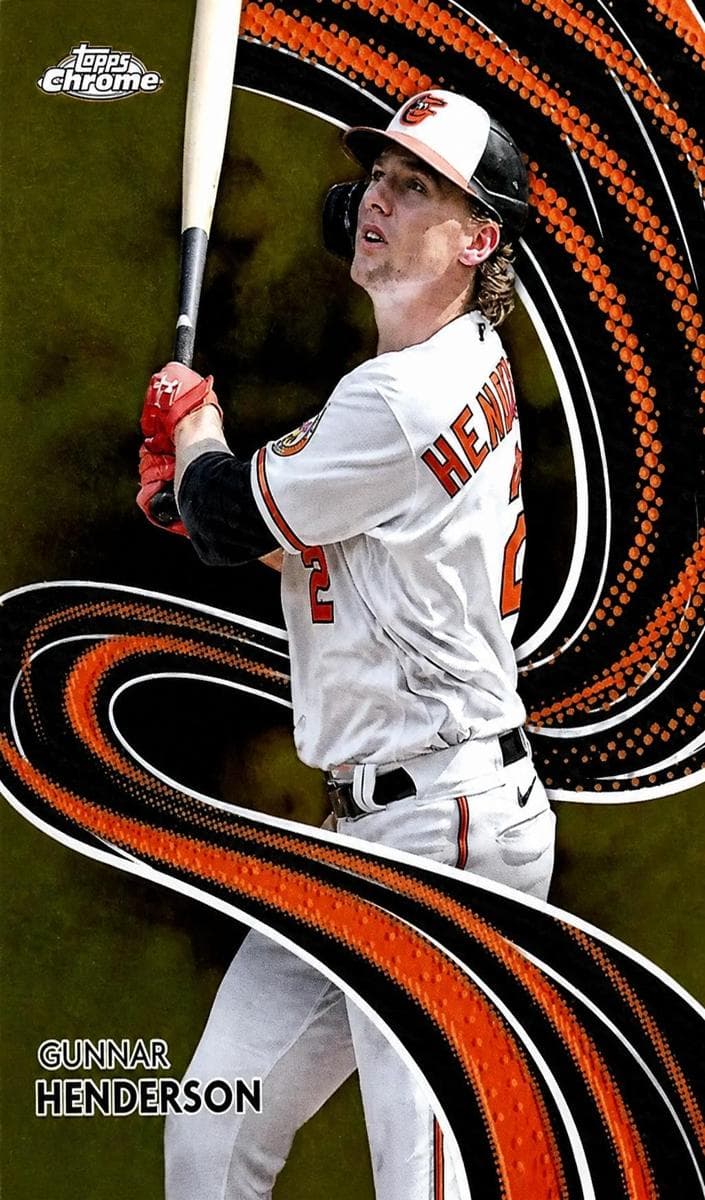 Gunnar Henderson 2024 topps Topps Chrome