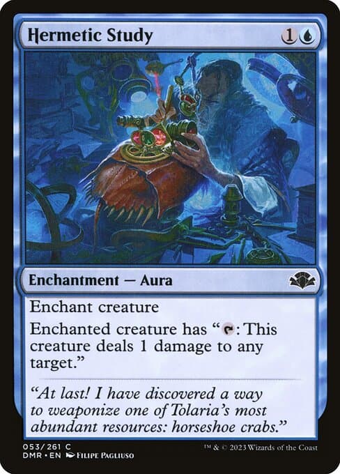Hermetic Study 2023 Magic: The Gathering Dominaria Remastered
