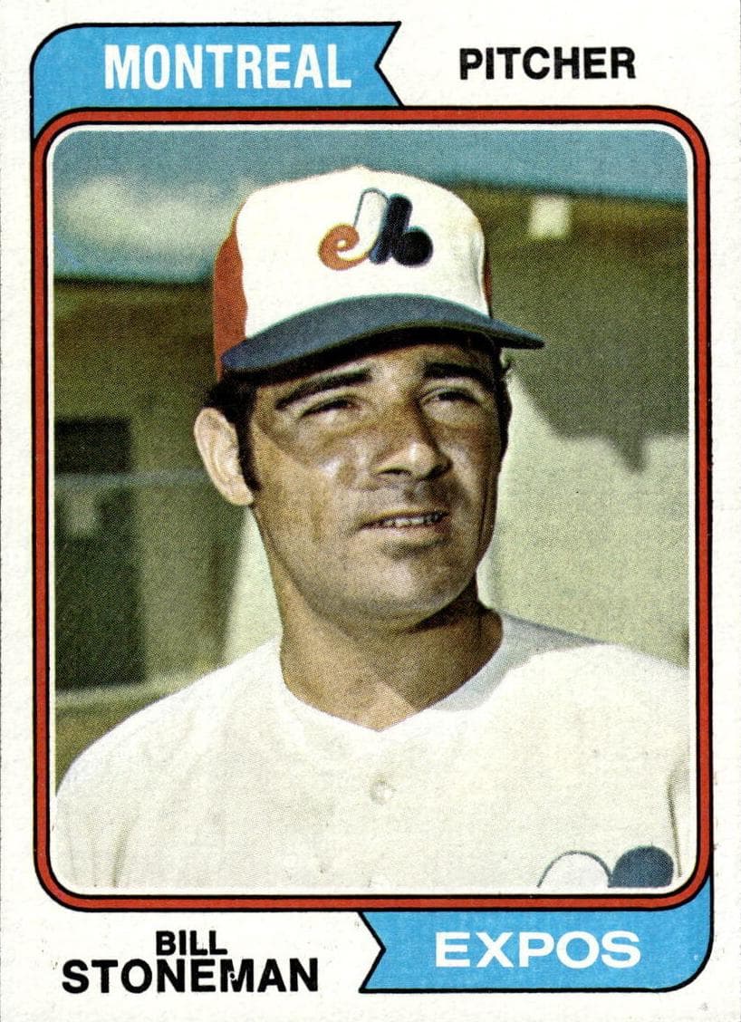Bill Stoneman 1974 topps Topps