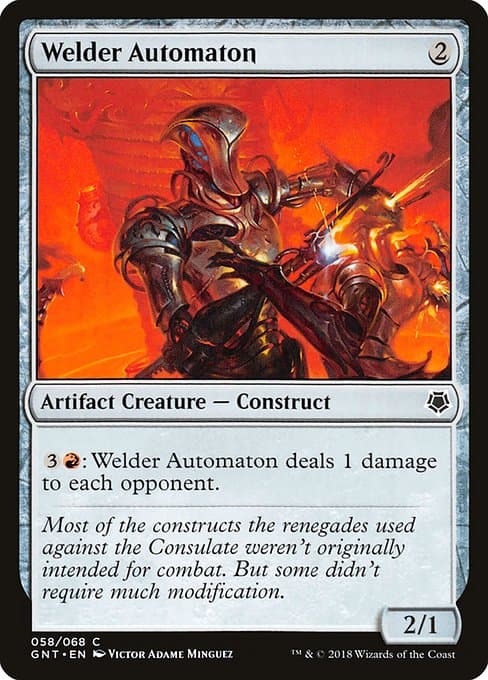 Welder Automaton 2017 Magic: The Gathering Aether Revolt