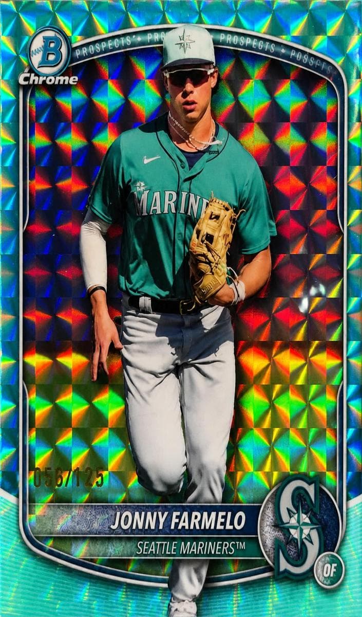 Jonny Farmelo 2025 bowman Bowman Draft Chrome