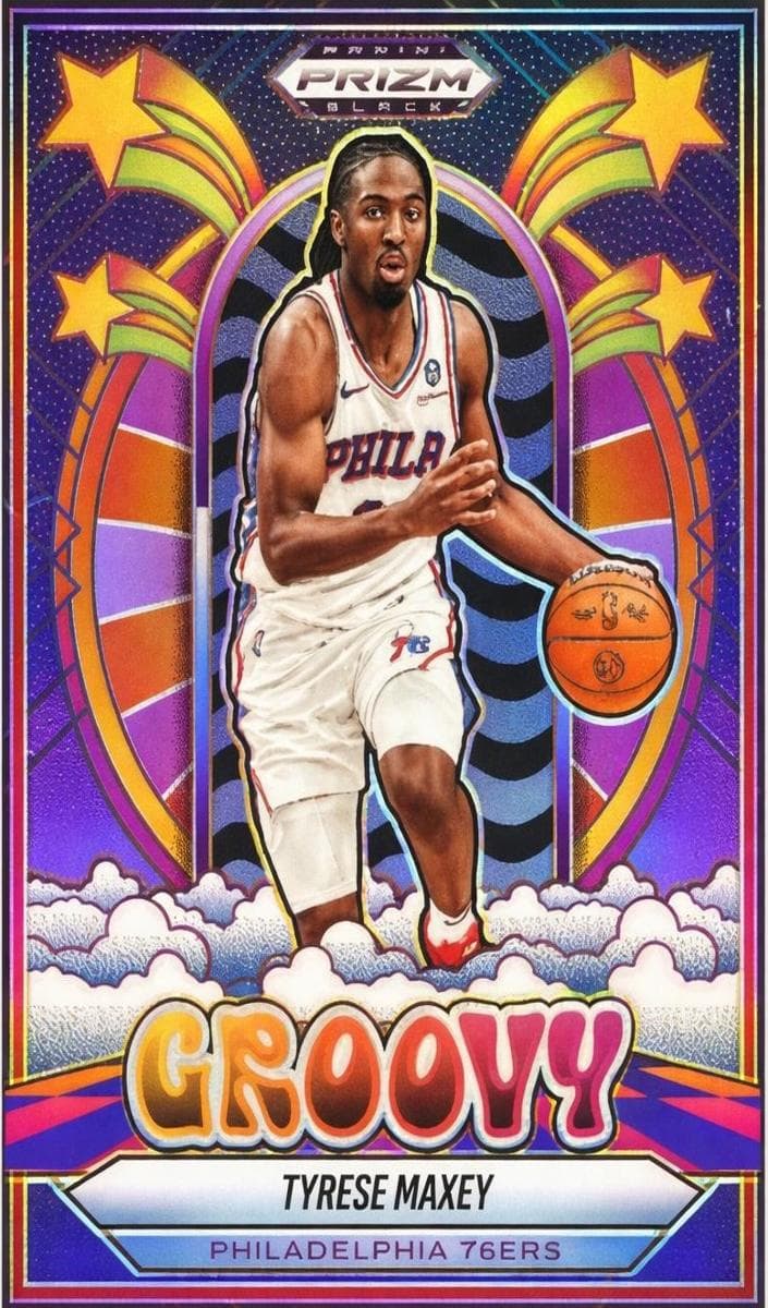 Tyrese Maxey 2024 panini Panini Prizm Black