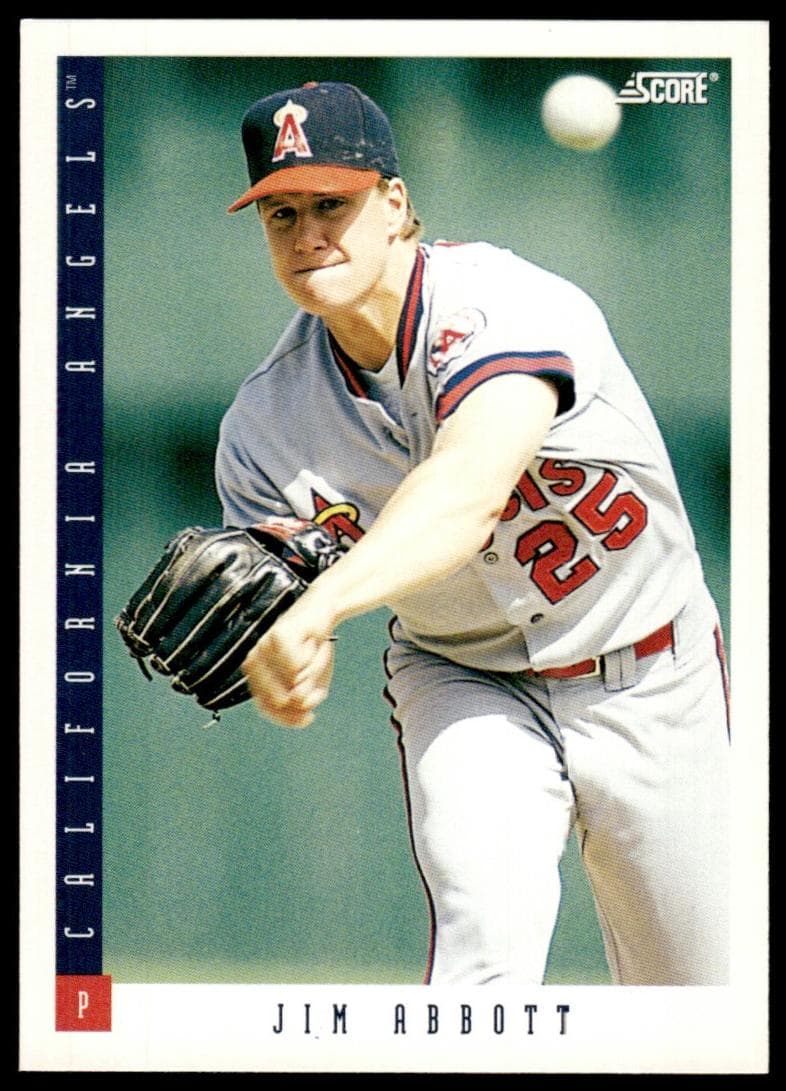 Jim Abbott 1993 panini Score