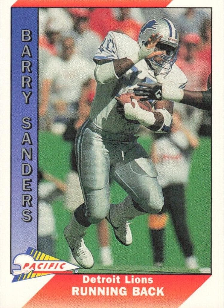 Barry Sanders 1991 unknown Pacific