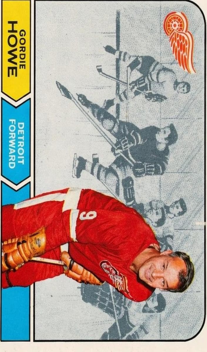 Gordie Howe 1968 topps O-Pee-Chee