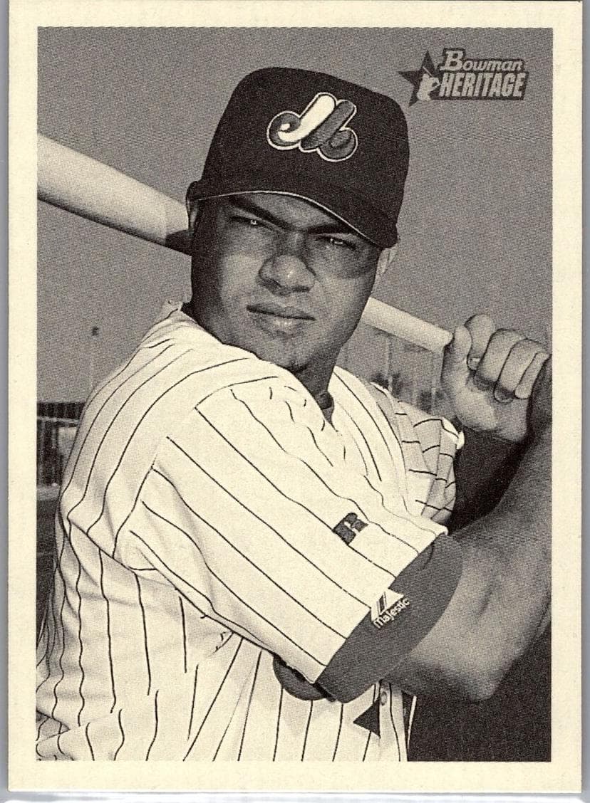 Jose Vidro 2001 bowman Bowman Heritage