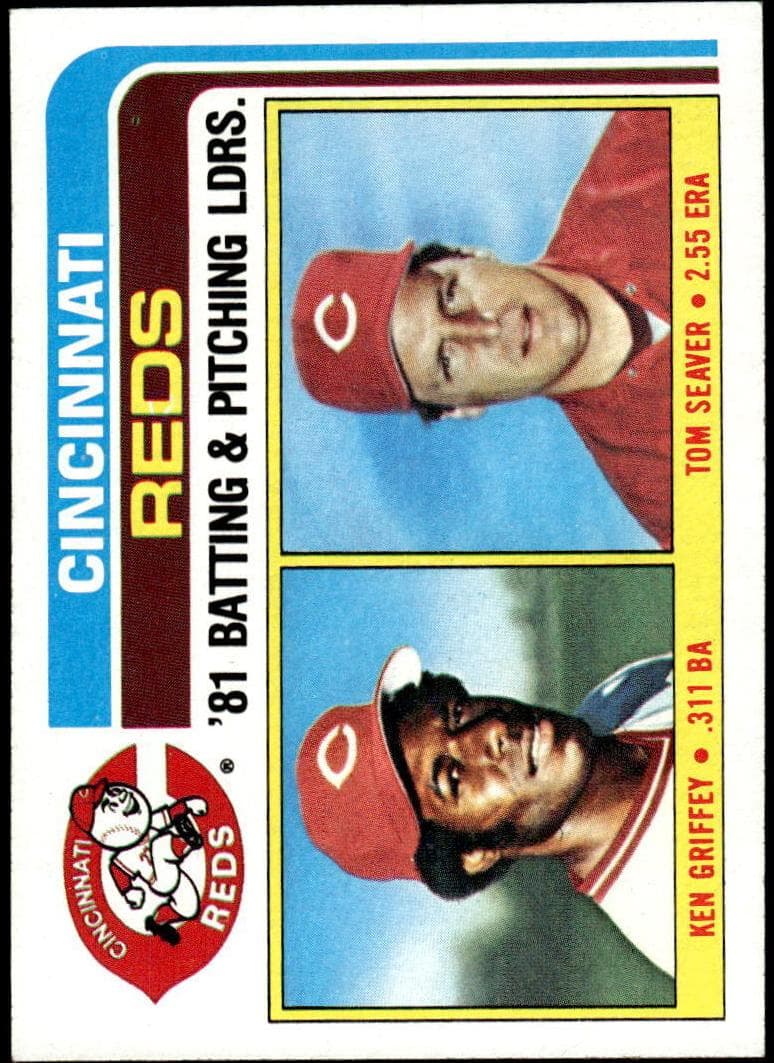 Ken Griffey / Tom Seaver 1982 topps