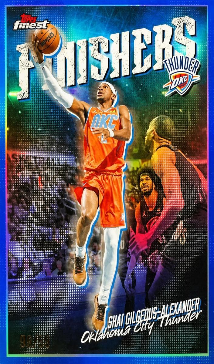 Shai Gilgeous-Alexander 2025 topps Topps Finest
