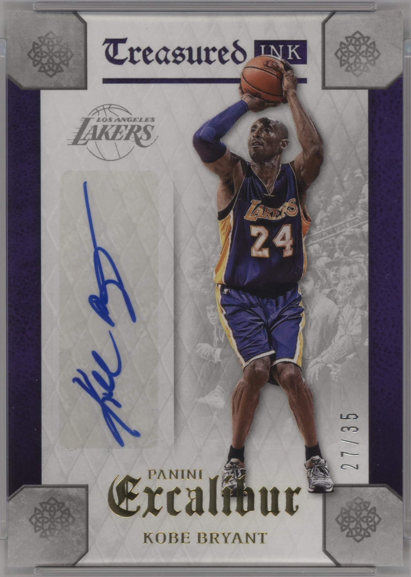 Kobe Bryant 2015 panini Excalibur