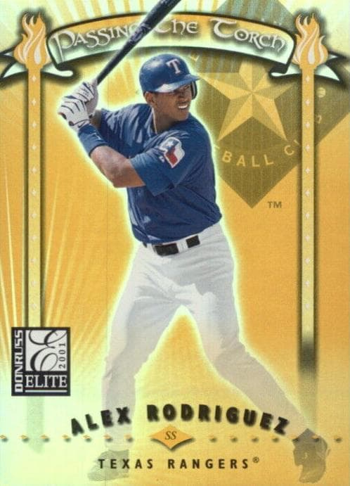 Alex Rodriguez 2001 panini Donruss Elite