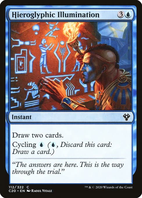 Hieroglyphic Illumination 2017 Magic: The Gathering Amonkhet