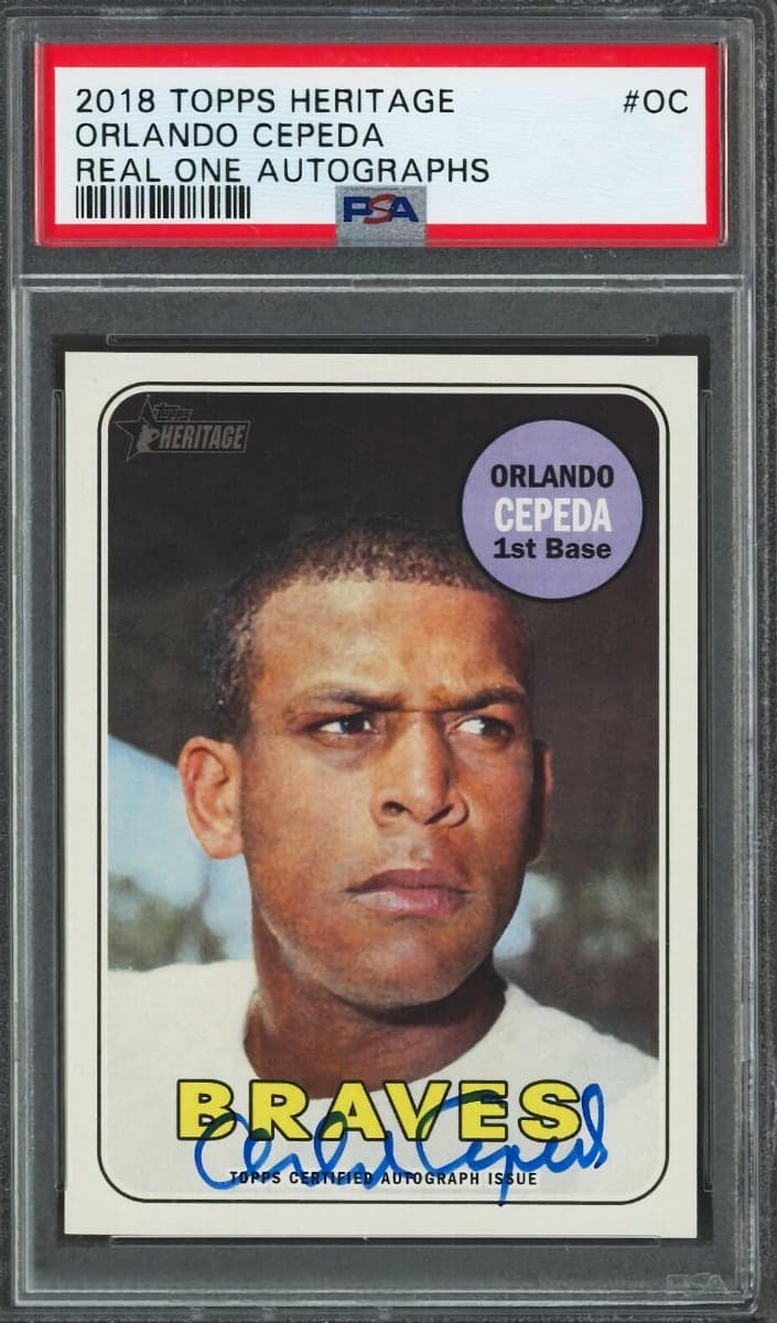Orlando Cepeda 2018 topps Topps Heritage