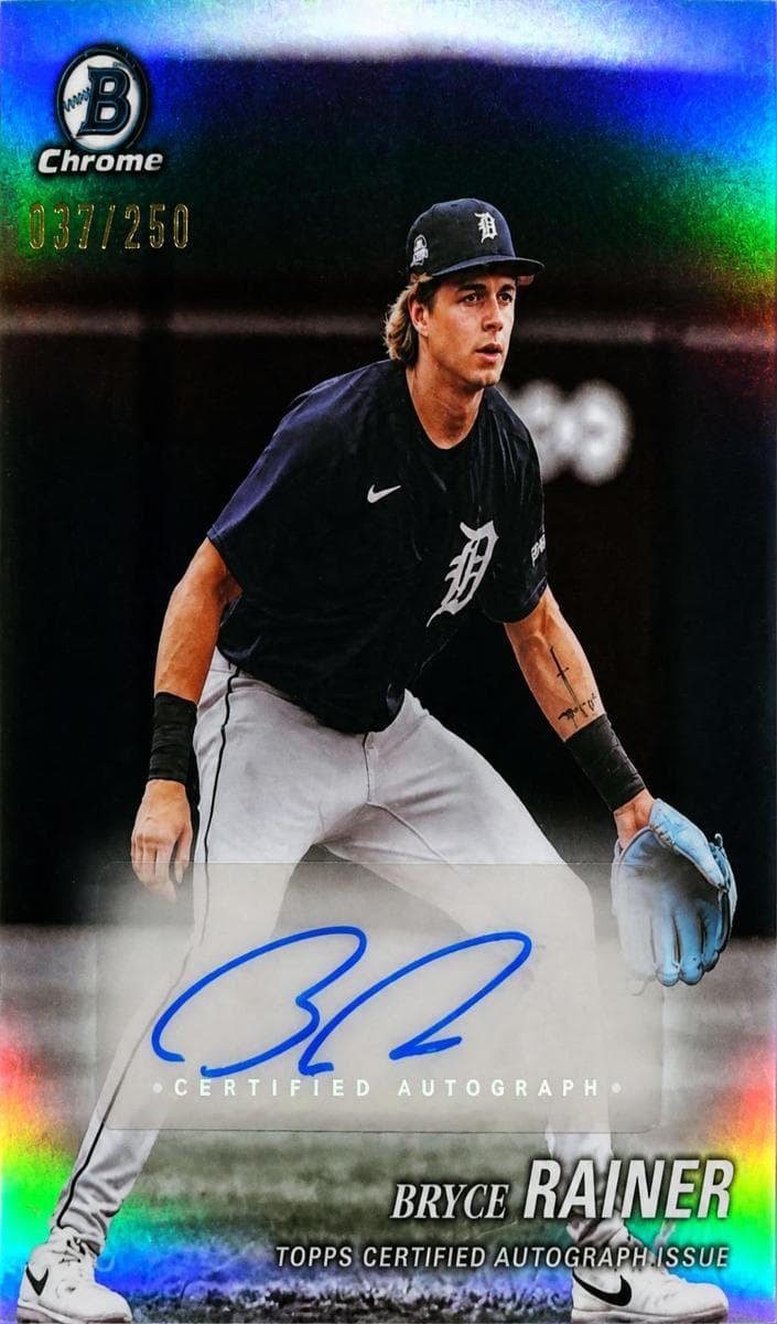 Bryce Rainer 2025 bowman Bowman Draft Chrome