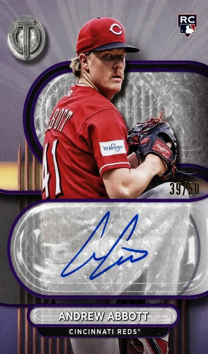 Andrew Abbott 2024 topps Topps Tribute