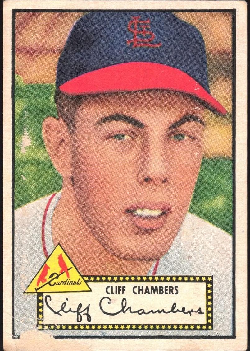 Cliff Chambers 1952 topps Topps
